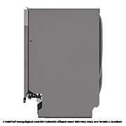 LG QuadWash™ ugradbena perilica posuđa s TrueSteam™ tehnologijom pranja vodenom parom, vrata s automatskim otvaranjem, 14 kompleta posuđa, ThinQ™ WiFi funkcija, Задна страна, DB475TXS, thumbnail 15