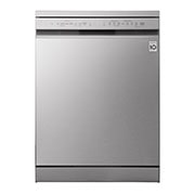 LG QuadWash™ perilica posuđa s TrueSteam™ tehnologijom pranja vodenom parom, 14 kompleta posuđa, ThinQ™, WiFi funkcija, Pogled sprijeda, DF243FVS, thumbnail 1