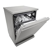 LG QuadWash™ perilica posuđa s TrueSteam™ tehnologijom pranja vodenom parom, 14 kompleta posuđa, ThinQ™, WiFi funkcija, Pogled s lijeve strane, DF243FVS, thumbnail 7