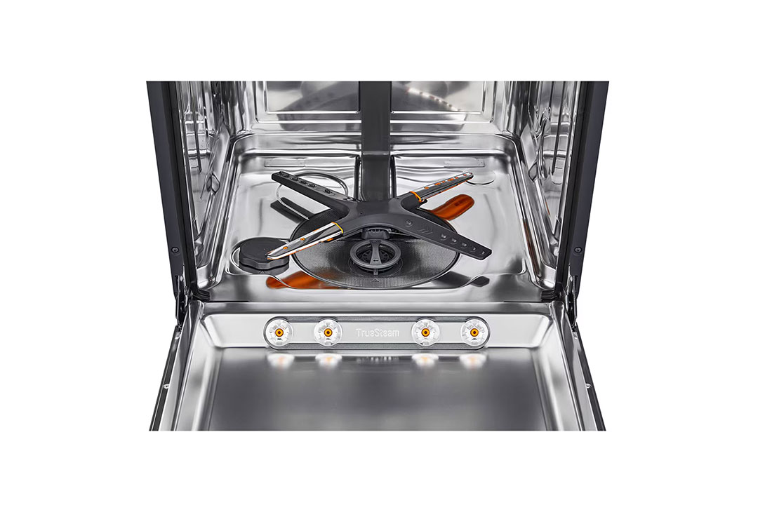 LG QuadWash™ perilica posuđa s TrueSteam™ tehnologijom pranja vodenom parom, vrata s automatskim otvaranjem, 14 kompleta posuđa, ThinQ™ WiFi funkcija, detailed view, DF587HMS, thumbnail 8