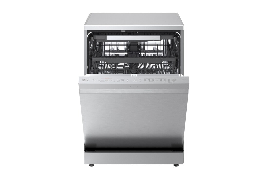 LG QuadWash™ perilica posuđa s TrueSteam™ tehnologijom pranja vodenom parom, vrata s automatskim otvaranjem, 14 kompleta posuđa, ThinQ™ WiFi funkcija, front  open, DF587HVS, thumbnail 5