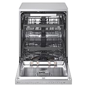 LG QuadWash™ perilica posuđa s TrueSteam™ tehnologijom pranja vodenom parom, vrata s automatskim otvaranjem, 14 kompleta posuđa, ThinQ™ WiFi funkcija, front full open, DF587HVS, thumbnail 6