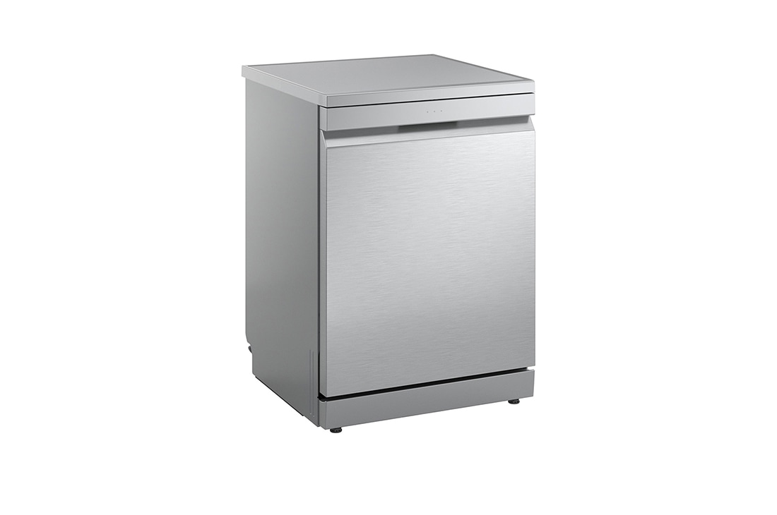 LG QuadWash™ perilica posuđa s TrueSteam™ tehnologijom pranja vodenom parom, vrata s automatskim otvaranjem, 14 kompleta posuđa, ThinQ™ WiFi funkcija, right side , DF375HVS, thumbnail 7