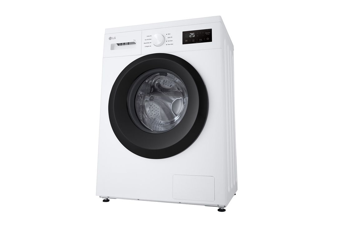 LG 7 kg, max. 1400 okr./min., Perilica rublja, Pogled odozgo s otvorenim dozatorom deterdženta i sredstva za ispiranje, F4A10S7NWK, thumbnail 13