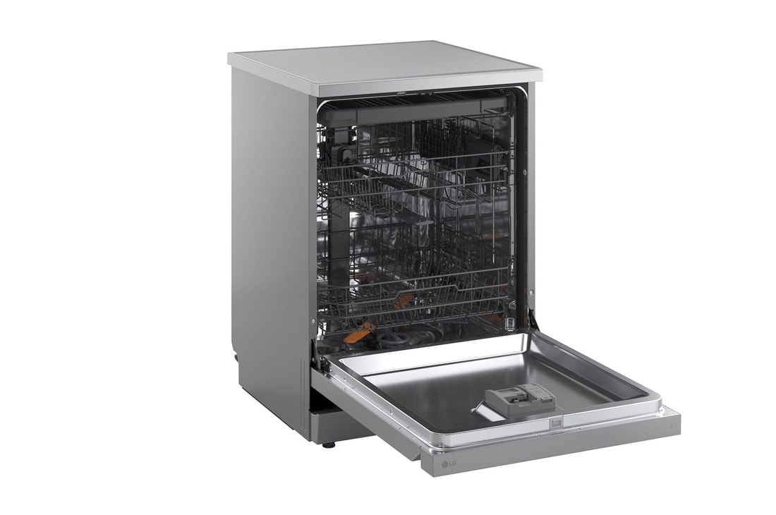 LG QuadWash™ perilica posuđa, vrata s automatskim otvaranjem, 14 kompleta posuđa, Pogled s lijeve strane, DF273FV, thumbnail 9