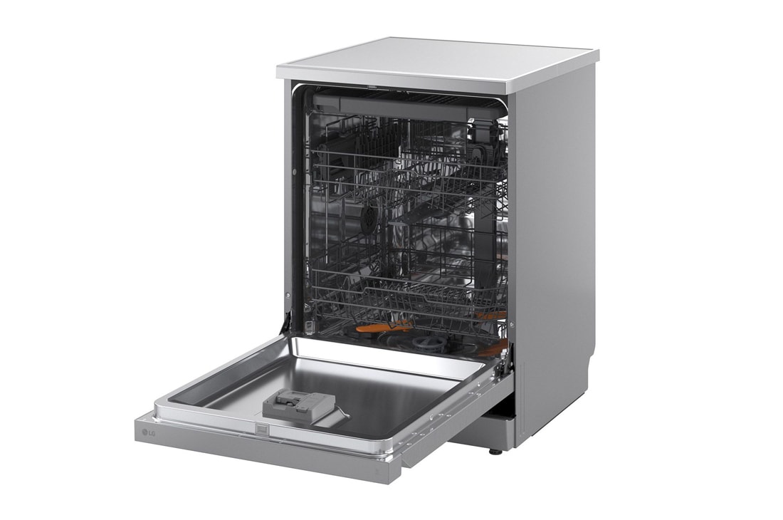LG QuadWash™ perilica posuđa, vrata s automatskim otvaranjem, 14 kompleta posuđa, Pogled sa strane, DF273FV, thumbnail 13