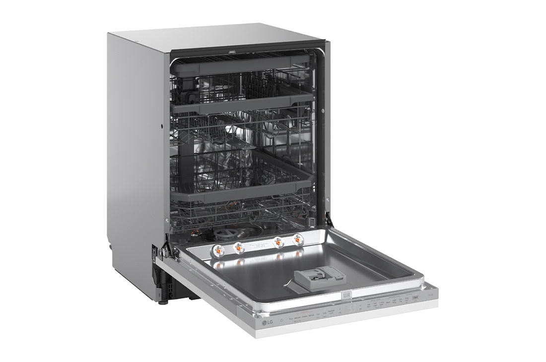 LG QuadWash™ ugradbena perilica posuđa s TrueSteam™ tehnologijom pranja vodenom parom, vrata s automatskim otvaranjem, 14 kompleta posuđa, ThinQ™ WiFi funkcija, DB375TXS, thumbnail 9