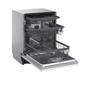 LG QuadWash™ ugradbena perilica posuđa s TrueSteam™ tehnologijom pranja vodenom parom, vrata s automatskim otvaranjem, 14 kompleta posuđa, ThinQ™ WiFi funkcija, DB375TXS, thumbnail 10