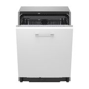 LG QuadWash™ perilica posuđa, vrata s automatskim otvaranjem, 14 kompleta posuđa, ThinQ™ WiFi funkcija, LG QuadWash™ perilica posuđa, vrata s automatskim otvaranjem, 14 kompleta posuđa, ThinQ™ WiFi funkcija, Pogled s desne strane s otvorenim vratima, DB273TX, thumbnail 4, DB273TX, thumbnail 4
