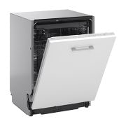 LG QuadWash™ perilica posuđa, vrata s automatskim otvaranjem, 14 kompleta posuđa, ThinQ™ WiFi funkcija, LG QuadWash™ perilica posuđa, vrata s automatskim otvaranjem, 14 kompleta posuđa, ThinQ™ WiFi funkcija, Pogled s lijeve strane s otvorenim vratima, DB273TX, thumbnail 8, DB273TX, thumbnail 8