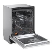 LG QuadWash™ perilica posuđa, vrata s automatskim otvaranjem, 14 kompleta posuđa, ThinQ™ WiFi funkcija, LG QuadWash™ perilica posuđa, vrata s automatskim otvaranjem, 14 kompleta posuđa, ThinQ™ WiFi funkcija, Perspektivni pogled s lijeve strane, DB273TX, thumbnail 9, DB273TX, thumbnail 9