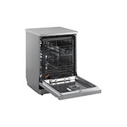 LG QuadWash™ perilica posuđa s TrueSteam™ tehnologijom pranja vodenom parom, vrata s automatskim otvaranjem, 14 kompleta posuđa, ThinQ™ WiFi funkcija, Pogled s lijeve strane, DF273FVS, thumbnail 9