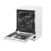 LG QuadWash™ perilica posuđa s TrueSteam™ tehnologijom pranja vodenom parom, vrata s automatskim otvaranjem, 14 kompleta posuđa, ThinQ™ WiFi funkcija, Pogled sa strane, DF273FWS, thumbnail 13
