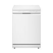 LG QuadWash™ perilica posuđa s TrueSteam™ tehnologijom pranja vodenom parom, vrata s automatskim otvaranjem, 14 kompleta posuđa, ThinQ™ WiFi funkcija, Pogled sprijeda s otvorenim vratima, DF273FWS, thumbnail 3