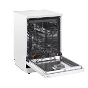 LG QuadWash™ perilica posuđa s TrueSteam™ tehnologijom pranja vodenom parom, vrata s automatskim otvaranjem, 14 kompleta posuđa, ThinQ™ WiFi funkcija, Pogled s lijeve strane, DF273FWS, thumbnail 9