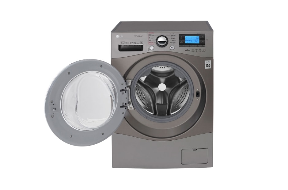 LG Izuzetno veliki kapacitet 12/8 kg, standardnih dimenzija, eco hybrid perilice rublja na paru s inverter direct drive motorom, FH695BDH6N, thumbnail 2