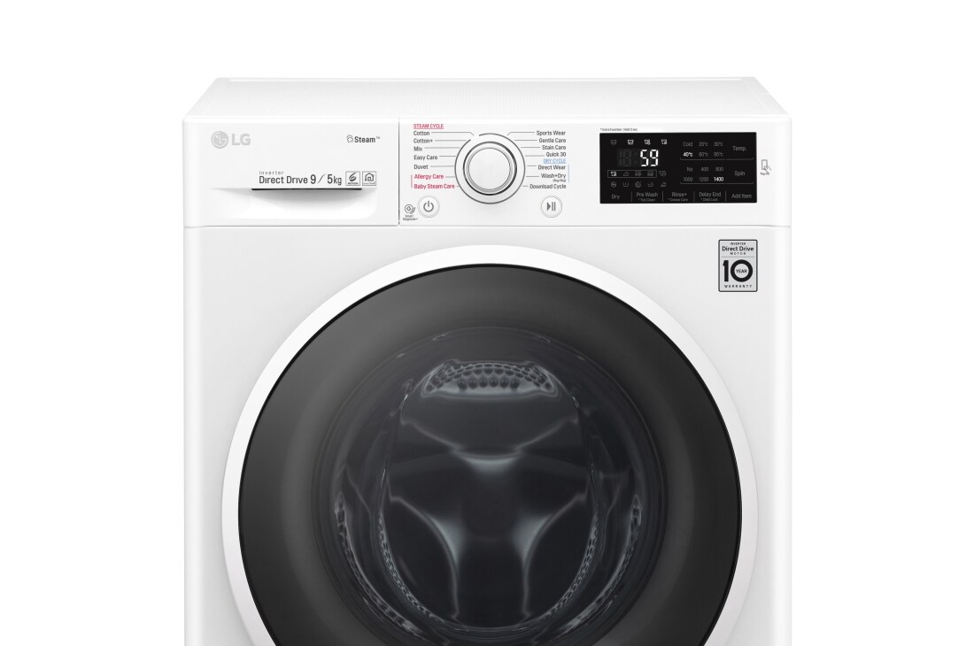 LG Slim kombinirana perilica-sušilica sa Steam tehnologijom, kapaciteta 9/5 kg, F4J6VG0W, thumbnail 4