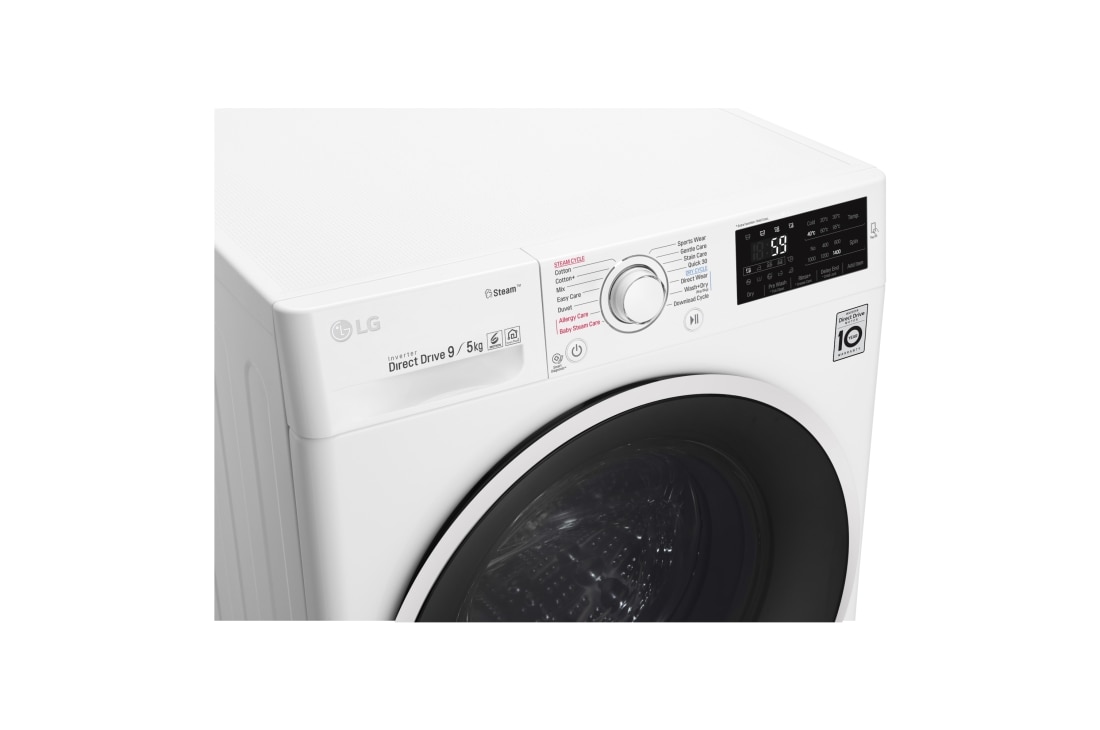 LG Slim kombinirana perilica-sušilica sa Steam tehnologijom, kapaciteta 9/5 kg, F4J6VG0W, thumbnail 5