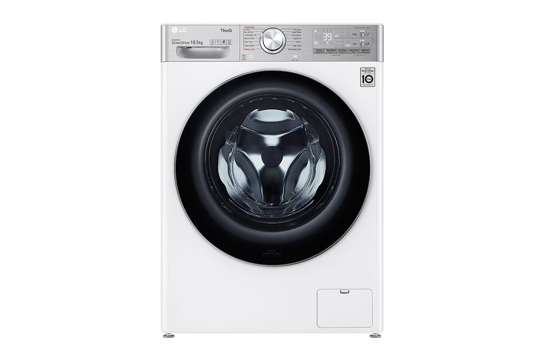 LG 10,5 kg, max. 1400 okr./min., Perilica rublja sa parom, TurboWash™360, AI DD™ tehnologija i WiFi funkcija, F4WV910P2E, F4WV910P2WE