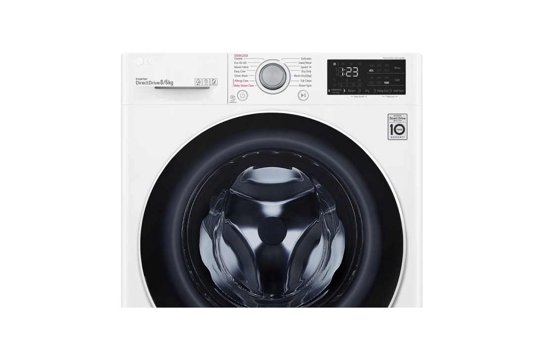 LG 8/6 kg, max. 1400 okr./min., Perilica-sušilica sa parom, AI DD™ tehnologija, f4dv328s0u, F4DV328S0U, thumbnail 4