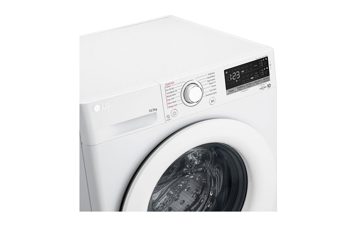 LG 10,5 kg, max. 1400 okr./min., Perilica rublja sa parom, TurboWash™360, AI DD™ tehnologija i WiFi funkcija, F4WV310S3EA, F4WV310S3EA, thumbnail 7