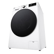 LG 11 kg, max. 1400 okr./min., Perilica rublja sa parom, TurboWash™360, AI DD™ tehnologija i WiFi funkcija, Pogled s desne strane s otvorenim vratima, F4WR711S2W, thumbnail 13
