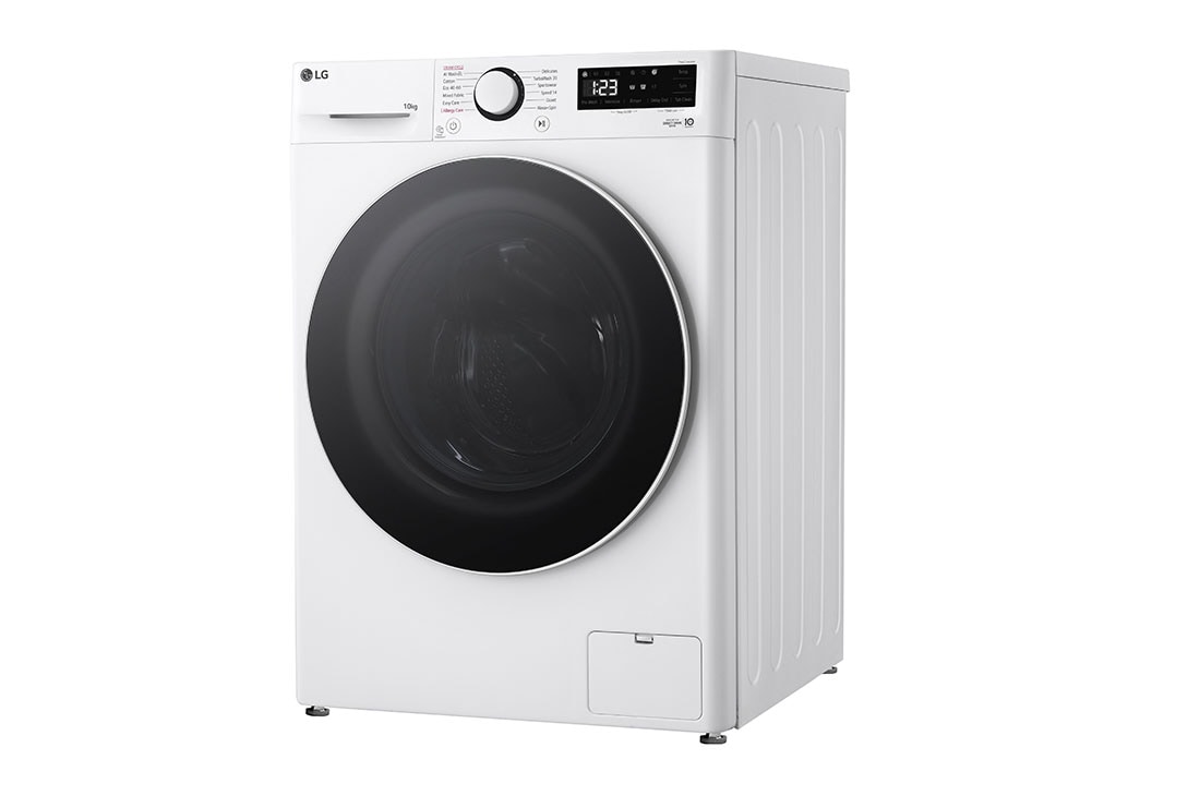 LG 10 kg, max. 1400 okr./min., Perilica rublja sa parom, TurboWash™360 i AI DD™ tehnologija, Pogled s lijeve strane, F4WR510S0W, thumbnail 12