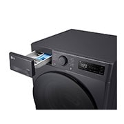 LG 10/6 kg, max. 1400 okr./min., Perilica-sušilica sa parom, TurboWash™360 i AI DD™ tehnologija, Pogled na dozator deterdženta i sredstva za ispiranje, F4DR510S2M, thumbnail 6