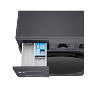 LG 10/6 kg, max. 1400 okr./min., Perilica-sušilica sa parom, TurboWash™360 i AI DD™ tehnologija, Pogled na dozator deterdženta i sredstva za ispiranje, F4DR510S2M, thumbnail 7