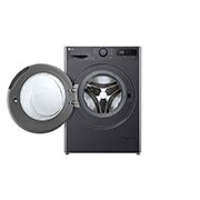 LG 9/6 kg, max. 1400 okr./min., Perilica-sušilica sa parom, AI DD™ tehnologija, Pogled sprijeda s otvorenim vratima, F4DR509SBM, thumbnail 2