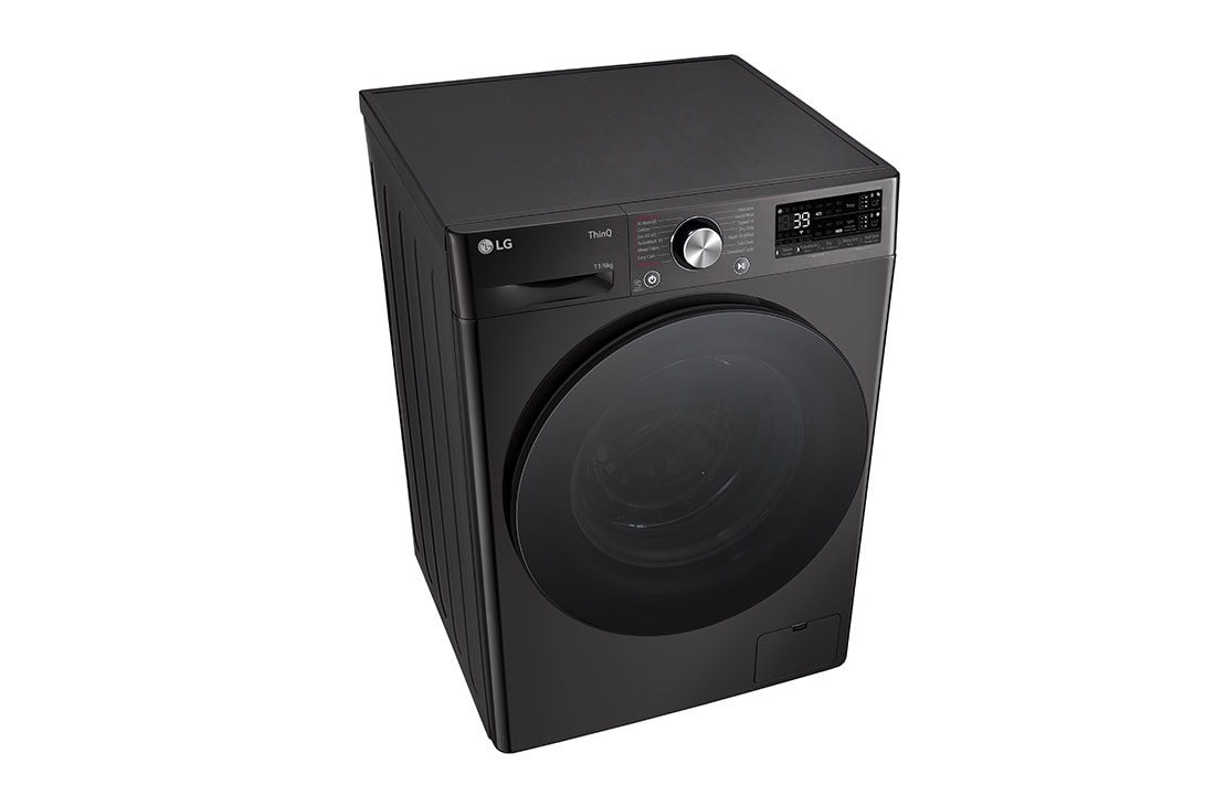 LG 11/6 kg, max. 1400 okr./min., perilica-sušilica sa parom, TurboWash™360, AI DD™ tehnologija i WiFi funkcija, Perspektivni pogled s lijeve strane, F4DR711S2BA, thumbnail 8