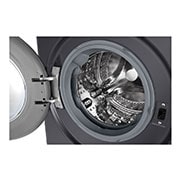 LG 8 kg, max. 1200 okr./min., Perilica rublja sa parom, AI DD™ tehnologija, Slim, Unutrašnjost bubnja, F2WR508SBM, thumbnail 4