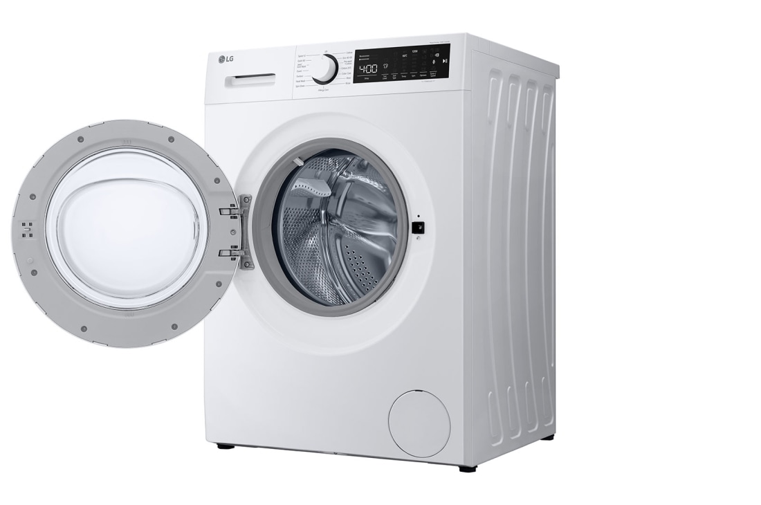 LG 8 kg, max. 1200 okr./min., Perilica rublja sa parom, Pogled s desne strane s otvorenim vratima, F2WT208S0E, thumbnail 13