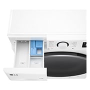 LG 11 kg, max. 1400 okr./min., Perilica rublja sa parom, TurboWash™360, AI DD™ tehnologija , Pogled na dozator deterdženta i sredstva za ispiranje, F4WR511S1W, thumbnail 7
