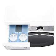 LG 13 kg, max. 1400 okr./min., Perilica rublja sa parom, TurboWash™360, AI DD™ tehnologija i WiFi funkcija, Pogled na dozator deterdženta i sredstva za ispiranje, F4WR913P3WA, thumbnail 7