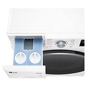 LG 11 kg, max. 1400 okr./min., Perilica rublja sa parom, TurboWash™360, AI DD™ tehnologija i WiFi funkcija, Pogled na dozator deterdženta i sredstva za ispiranje, F4WR311S1WA, thumbnail 7