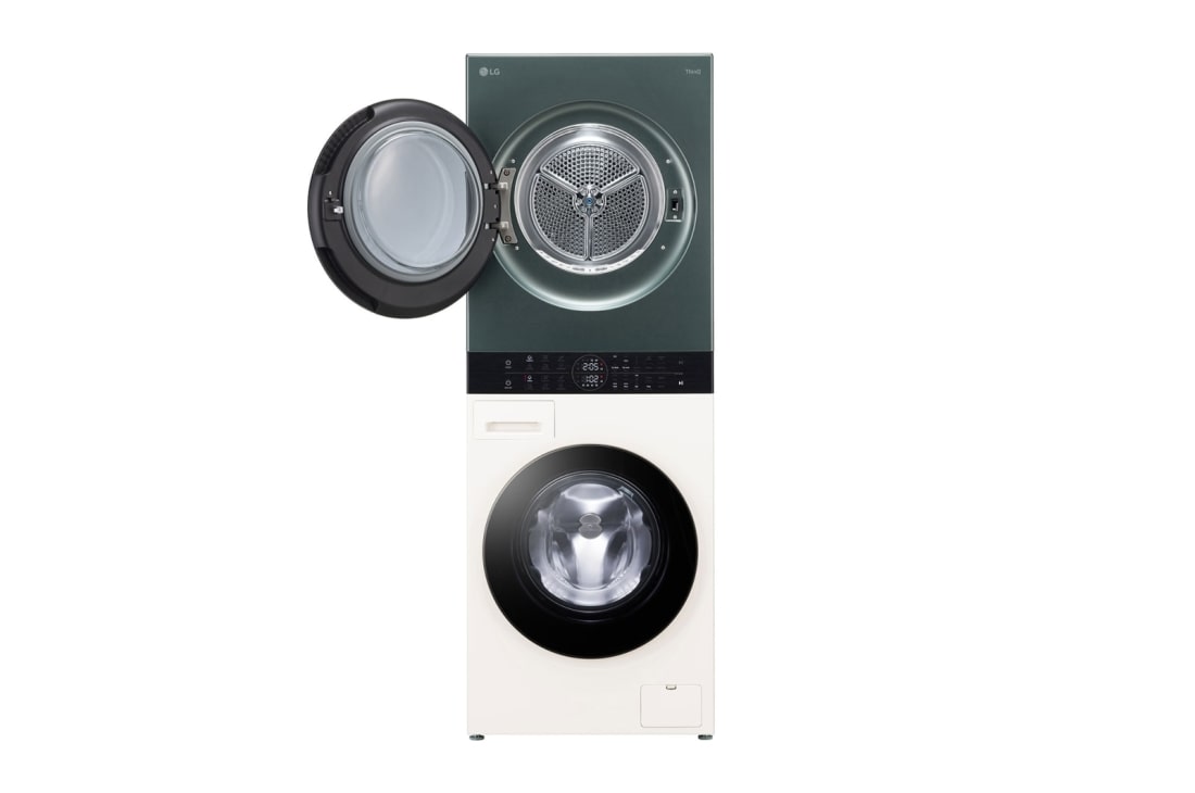 LG  WashTower™, 12/10 kg, max. 1400 okr./min., Steam™, TurboWash™360, kondenzator sa automatskim čišćenjem, ThinQ™ WiFi funkcija, WT1210EGF, thumbnail 8