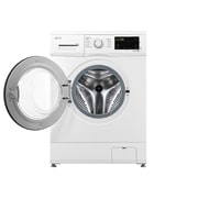 LG 6,5 kg, max. 1200 okr./min., Perilica rublja sa parom, Slim, Pogled sprijeda s otvorenim vratima, F2J3WSBWE, thumbnail 2