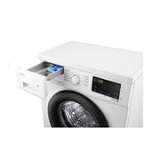 LG 6,5 kg, max. 1200 okr./min., Perilica rublja sa parom, Slim, Pogled na dozator deterdženta i sredstva za ispiranje, F2J3WSBWE, thumbnail 6