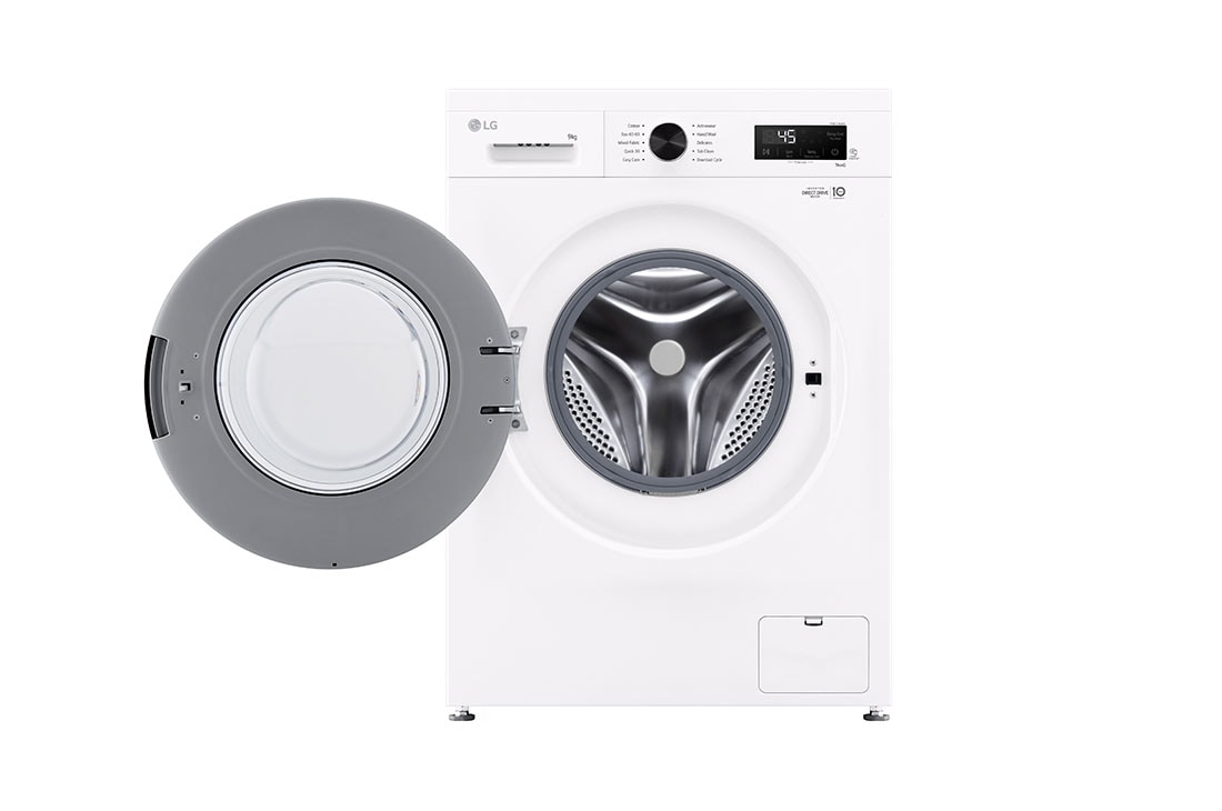 LG 9 kg, max. 1400 okr./min., Perilica rublja sa parom, WiFi funkcija, Pogled sprijeda s otvorenim vratima, F4X1009NWK, thumbnail 2