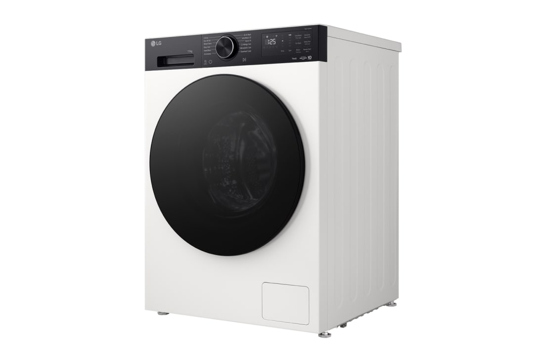 LG 11 kg, max. 1400 okr./min., Perilica rublja sa parom, TurboWash™360, AI DD™ tehnologija i WiFi funkcija, Pogled s desne strane, F4X5011THB, thumbnail 12