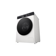 LG 11 kg, max. 1400 okr./min., Perilica rublja sa parom, TurboWash™360, AI DD™ tehnologija i WiFi funkcija, Perspektivni pogled s lijeve strane, F4X5011THB, thumbnail 10