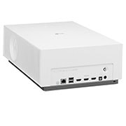 LG Hibridni projektor za kućno kino LG CineBeam HU710P 4K UHD, Prikaz stražnje strane iz kuta od +15 stupnjeva, HU710PW, thumbnail 8