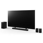 LG S70TR LG Soundbar s Dolby Atmos Rear 5.1.1 kanalnim zvukom, Blago zakošeni prikaz  LG QNED televizora od 75 inča,  LG Soundbar S70TR, stražnjih zvučnika i niskofrekventnog zvučnika (subwoofera), S70TR, thumbnail 15