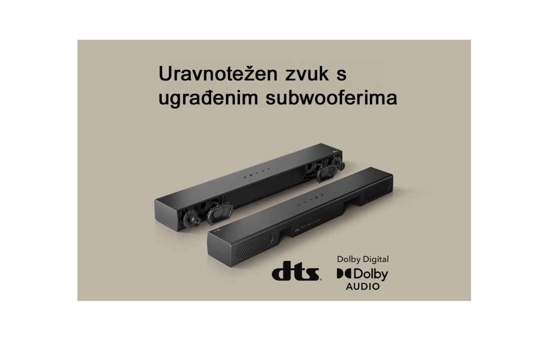 LG S20A LG Soundbar s 2.1-kanalnim zvučnikom za televizor, S20A, thumbnail 11