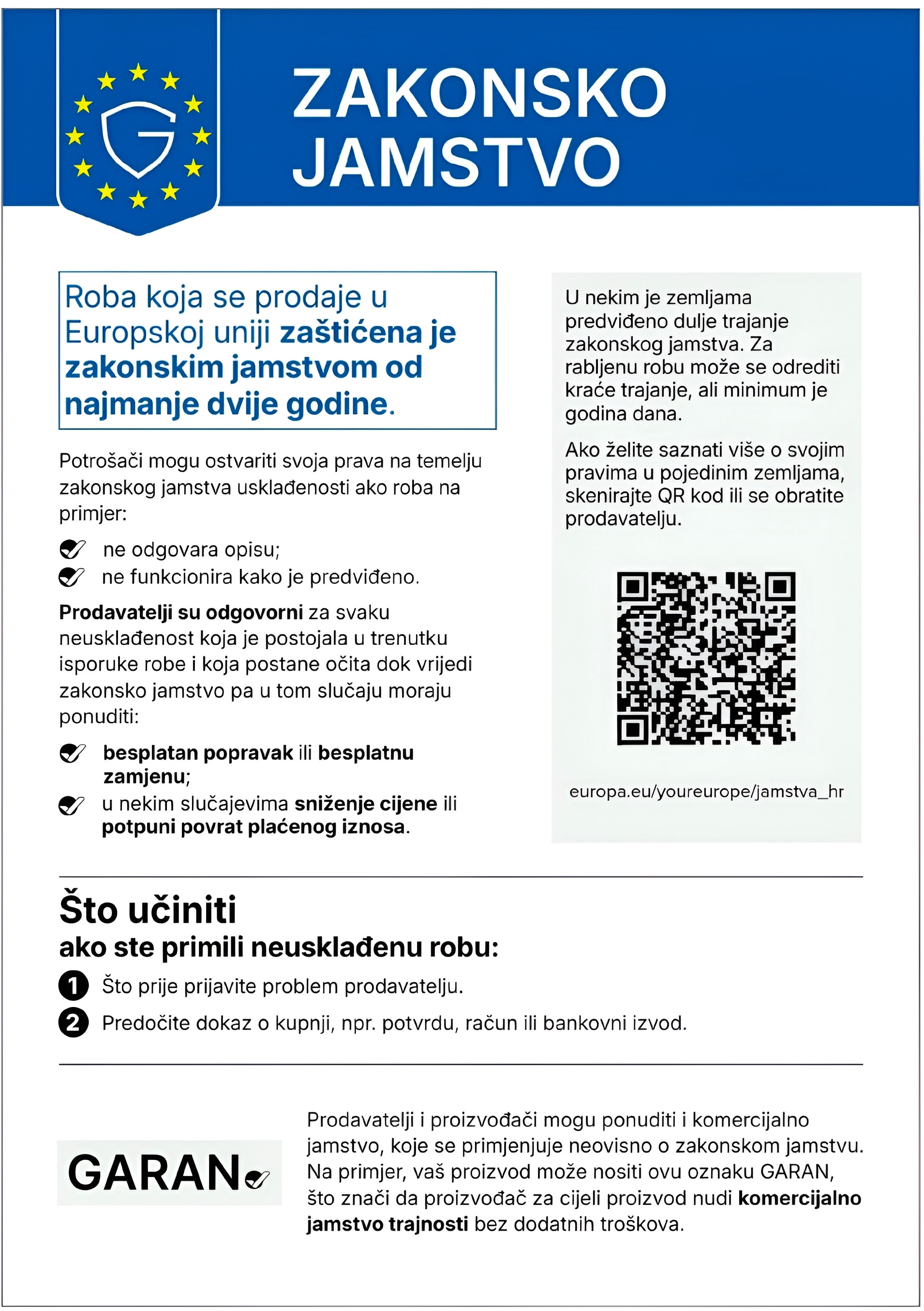 ZAKONSKO JAMSTVO