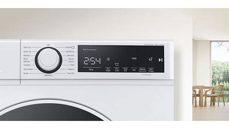 Unutar unutarnje pozadine, ploča sušilice je povećana.