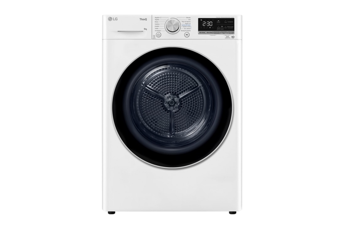 LG 9 kg, Eco Hybrid™ DUAL Inverter sušilica rublja sa toplinskom pumpom, kondenzator sa automatskim čišćenjem, ThinQ™ WiFi funkcija, RH90V9AV3N, RH90V9AV3N