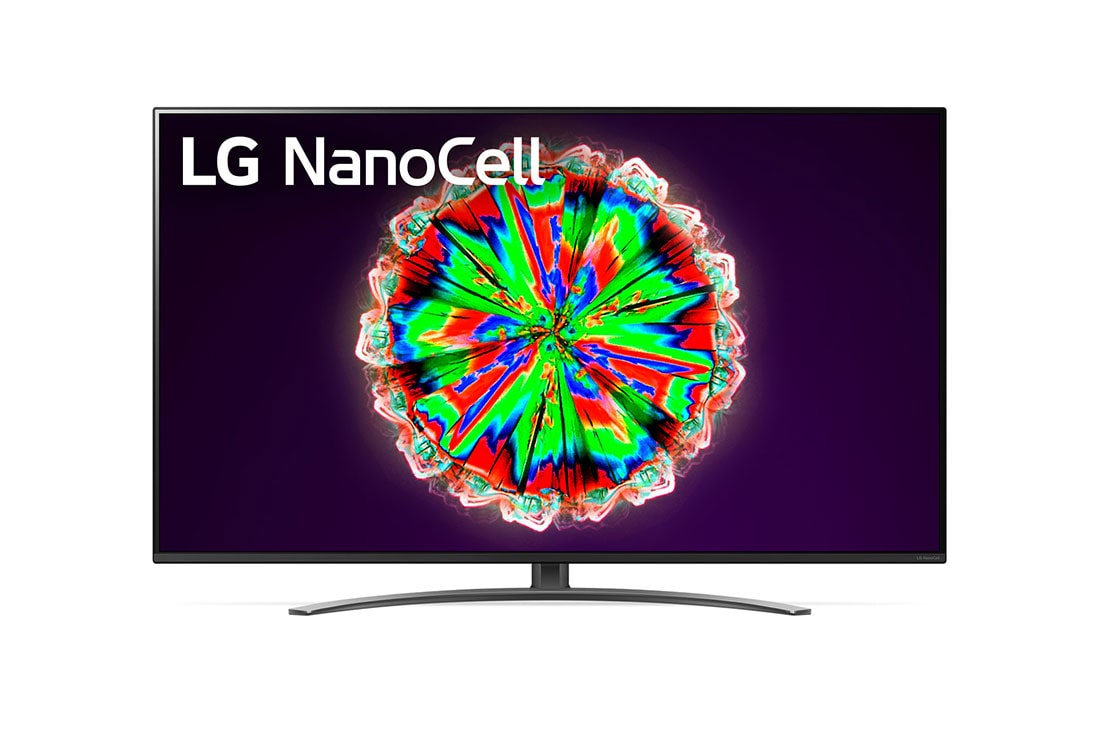 LG 55'' (139 cm) 4K HDR Smart NanoCell TV, prednji prikaz s nadograđenom slikom, 55NANO813NA