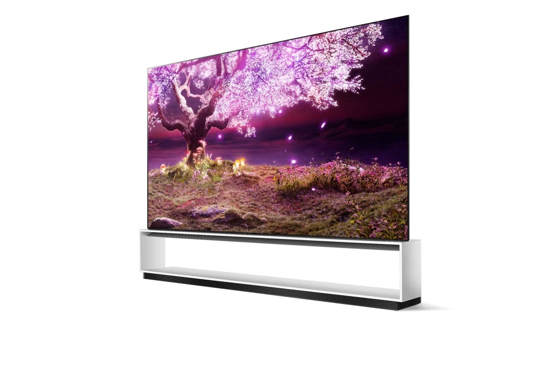 LG 88'' (224 cm) 8K HDR Smart SIGNATURE OLED TV, Bočni prikaz iz kuta od -30 stupnjeva, OLED88Z19LA, thumbnail 3